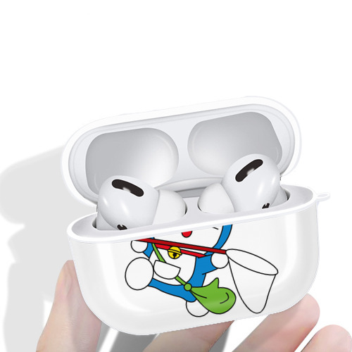 ドラえもん Doraemon 【AirPods Pro用】ハードシェル保護ケース 耐衝撃・防指紋・カラビナ付き商品仕様