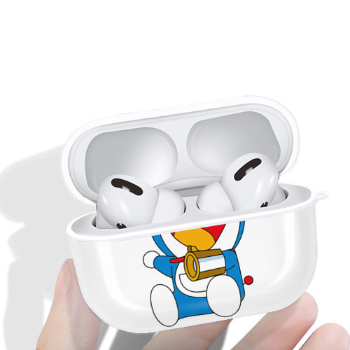 ドラえもん Doraemon 【AirPods Pro用】ハードシェル保護ケース 耐衝撃・防指紋・カラビナ付き商品仕様