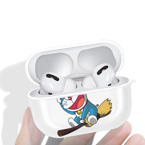 ドラえもん Doraemon 【AirPods Pro用】ハードシェル保護ケース 耐衝撃・防指紋・カラビナ付き商品仕様