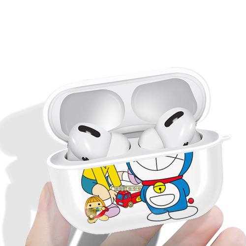 ドラえもん Doraemon 【AirPods Pro用】ハードシェル保護ケース 耐衝撃・防指紋・カラビナ付き商品仕様