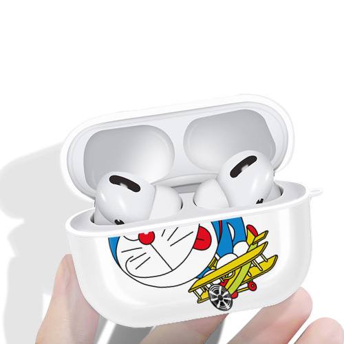 ドラえもん Doraemon 【AirPods Pro用】ハードシェル保護ケース 耐衝撃・防指紋・カラビナ付き商品仕様