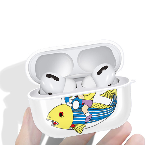 ドラえもん 野比 のび太 Doraemon Nobita Nobi 【AirPods Pro用】ハードシェル保護ケース 耐衝撃・防指紋・カラビナ付き商品仕様