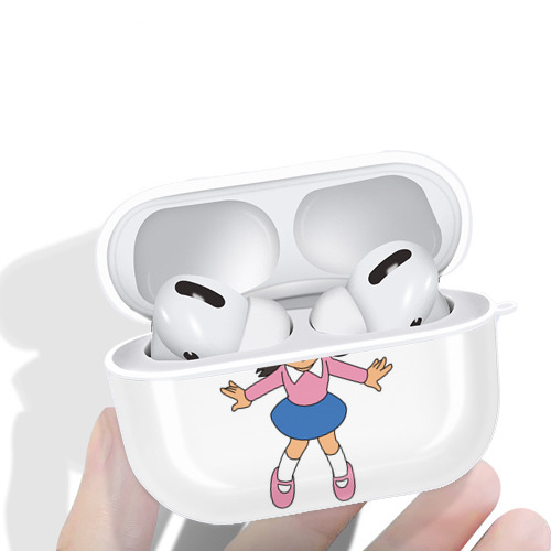 ドラえもん みなもと しずか Doraemon Shizuka Minamoto 【AirPods Pro用】ハードシェル保護ケース 耐衝撃・防指紋・カラビナ付き商品仕様