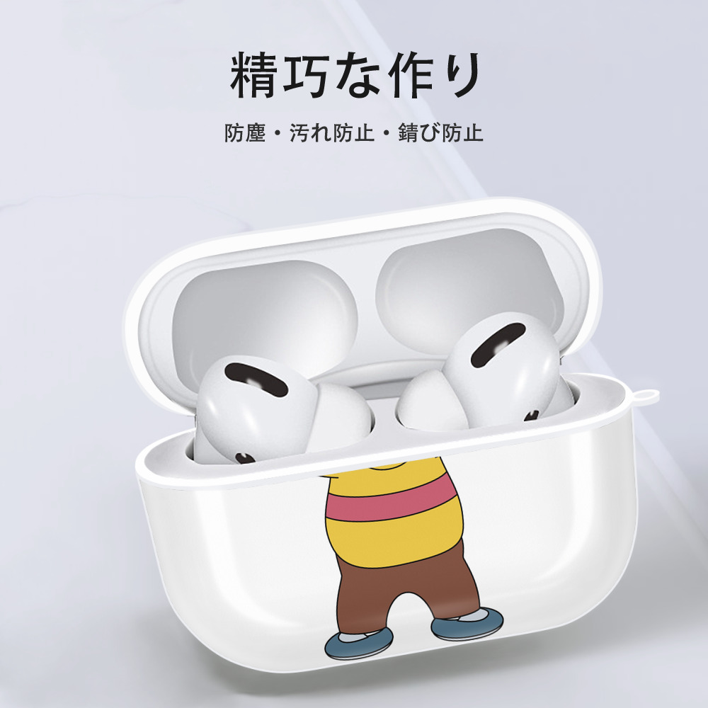 ドラえもん 剛田武 Doraemon Gouta Takeshi 【AirPods Pro用】ハードシェル保護ケース 耐衝撃・防指紋・カラビナ付き商品仕様
