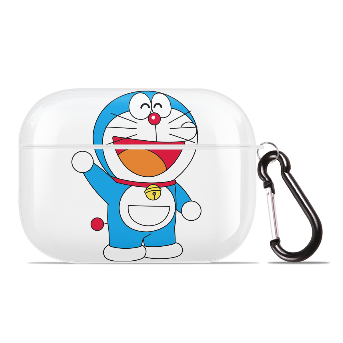 （画像用） ドラえもん Doraemon 【AirPods Pro用】ハードシェル保護ケース 耐衝撃・防指紋・カラビナ付き商品仕様
