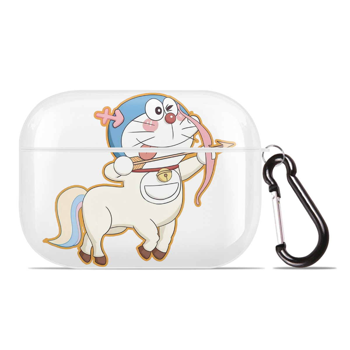 （画像用） ドラえもん Doraemon 【AirPods Pro用】ハードシェル保護ケース 耐衝撃・防指紋・カラビナ付き商品仕様