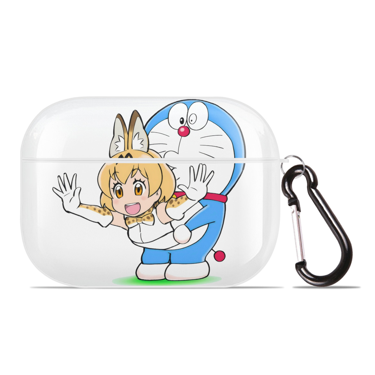 （画像用） ドラえもん Doraemon 【AirPods Pro用】ハードシェル保護ケース 耐衝撃・防指紋・カラビナ付き商品仕様