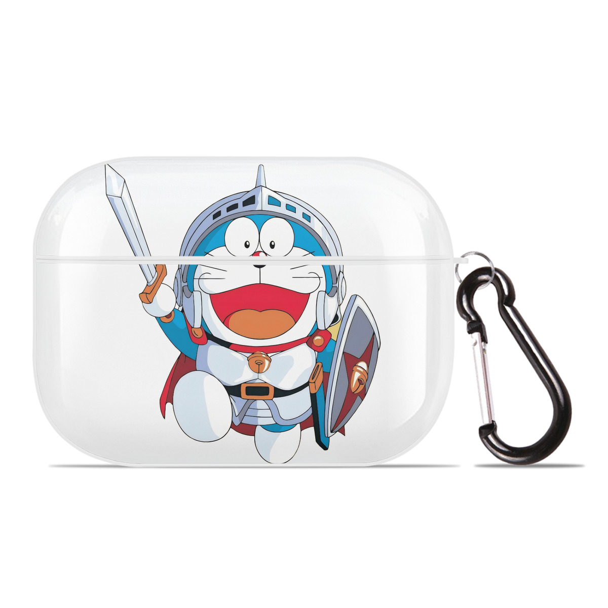 （画像用） ドラえもん Doraemon 【AirPods Pro用】ハードシェル保護ケース 耐衝撃・防指紋・カラビナ付き商品仕様