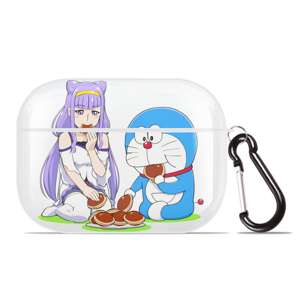 （画像用） ドラえもん Doraemon 【AirPods Pro用】ハードシェル保護ケース 耐衝撃・防指紋・カラビナ付き商品仕様