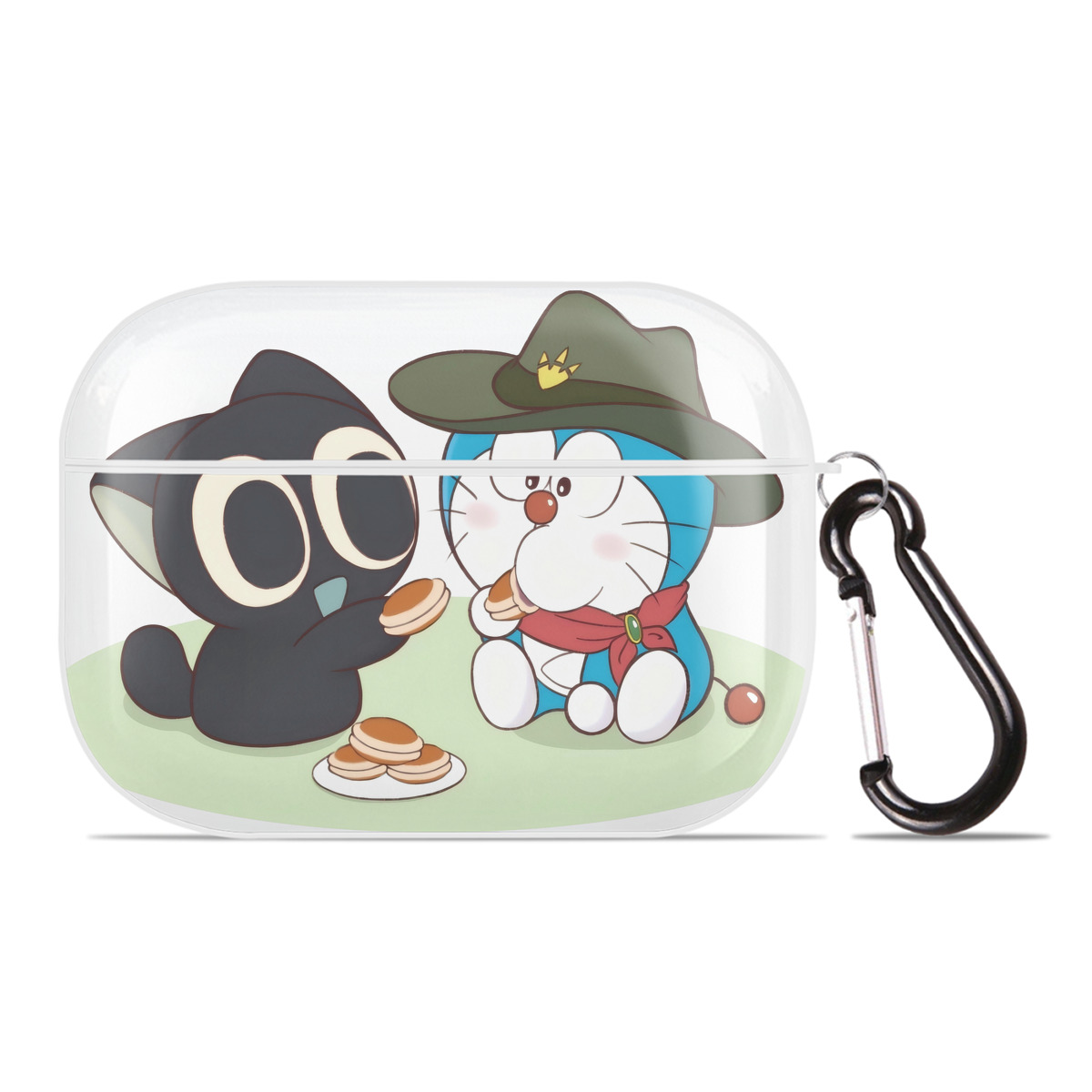 （画像用） ドラえもん Doraemon 【AirPods Pro用】ハードシェル保護ケース 耐衝撃・防指紋・カラビナ付き商品仕様