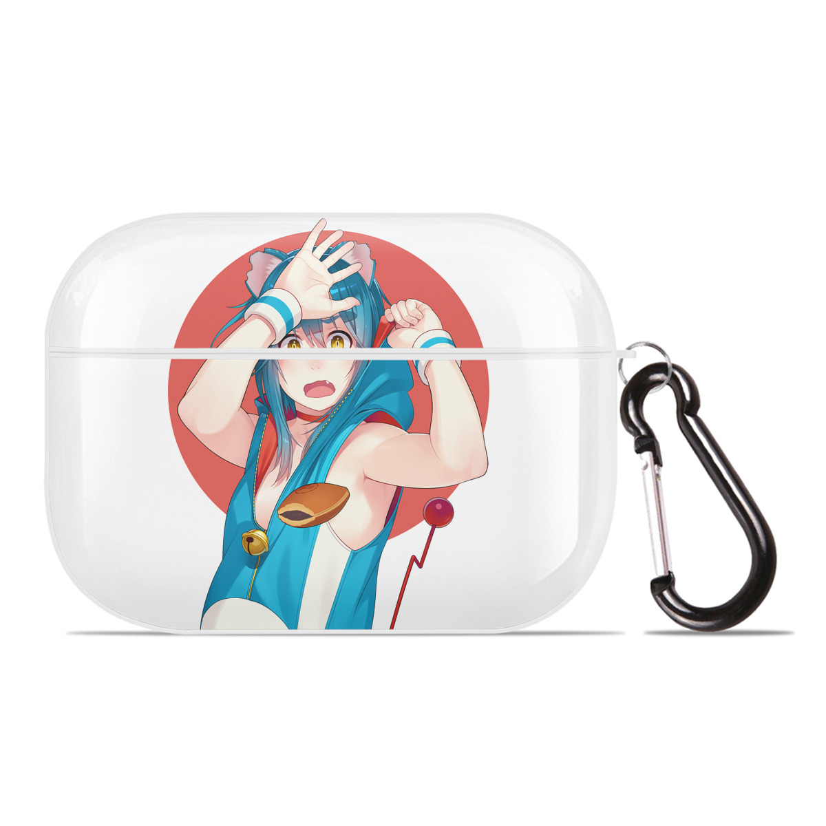 （画像用） ドラえもん Doraemon 【AirPods Pro用】ハードシェル保護ケース 耐衝撃・防指紋・カラビナ付き商品仕様
