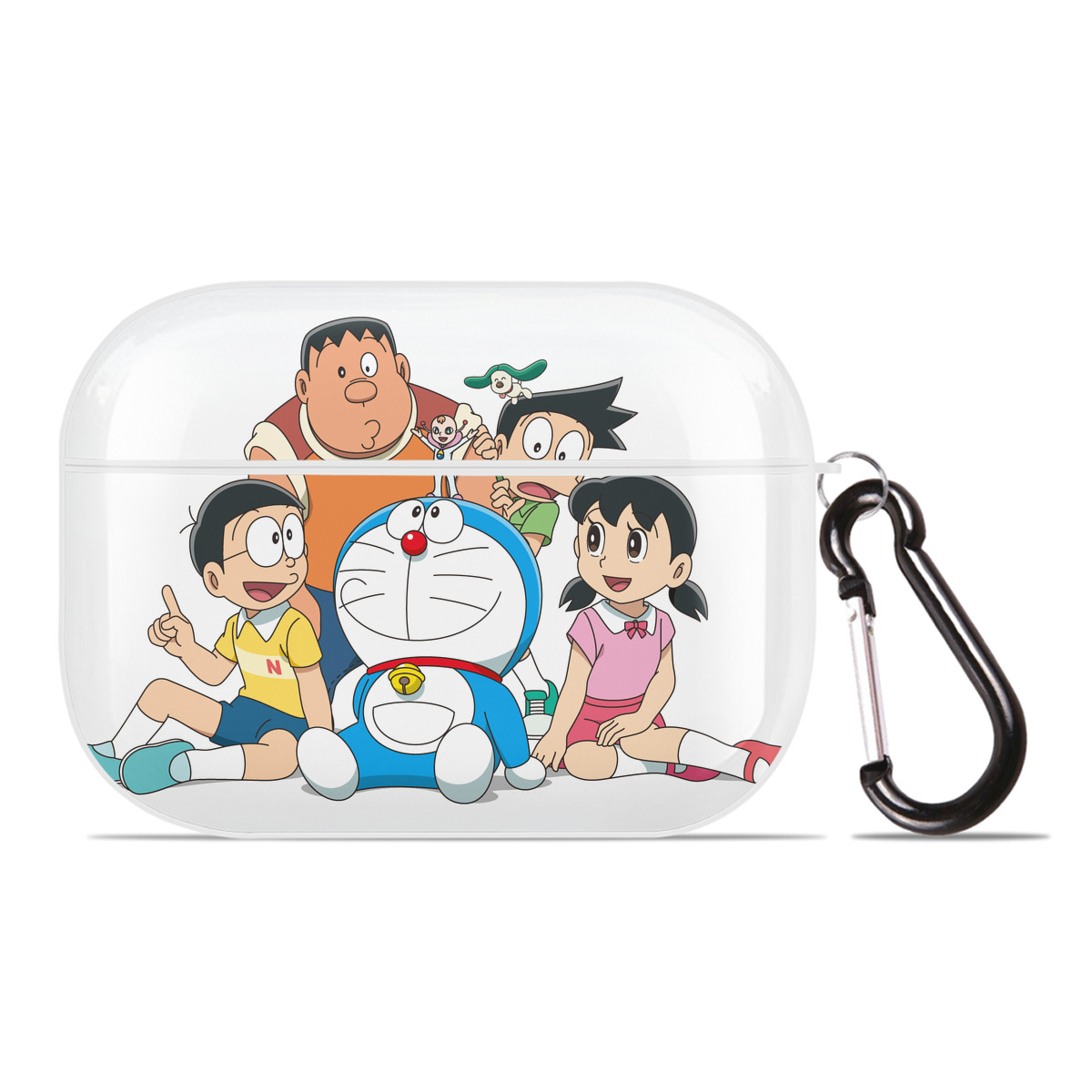 （画像用） ドラえもん Doraemon 【AirPods Pro用】ハードシェル保護ケース 耐衝撃・防指紋・カラビナ付き商品仕様
