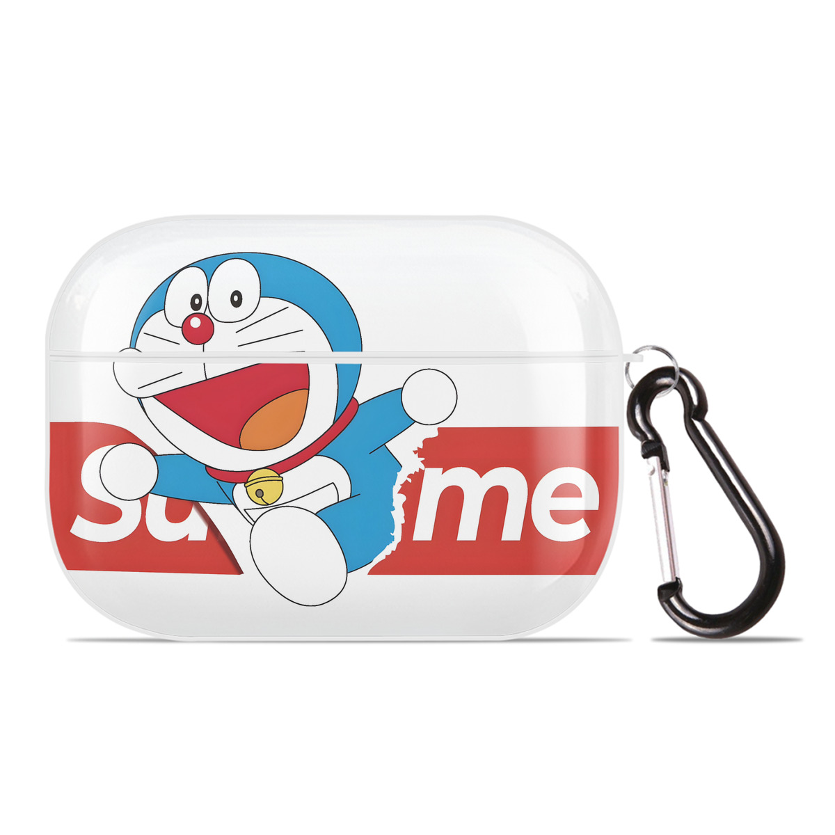 （画像用） ドラえもん Doraemon 【AirPods Pro用】ハードシェル保護ケース 耐衝撃・防指紋・カラビナ付き商品仕様