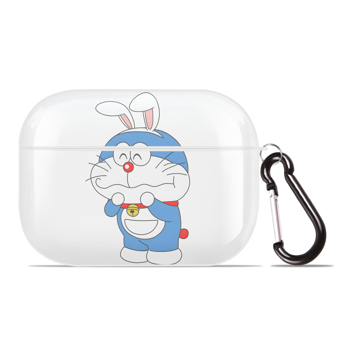 （画像用） ドラえもん Doraemon 【AirPods Pro用】ハードシェル保護ケース 耐衝撃・防指紋・カラビナ付き商品仕様