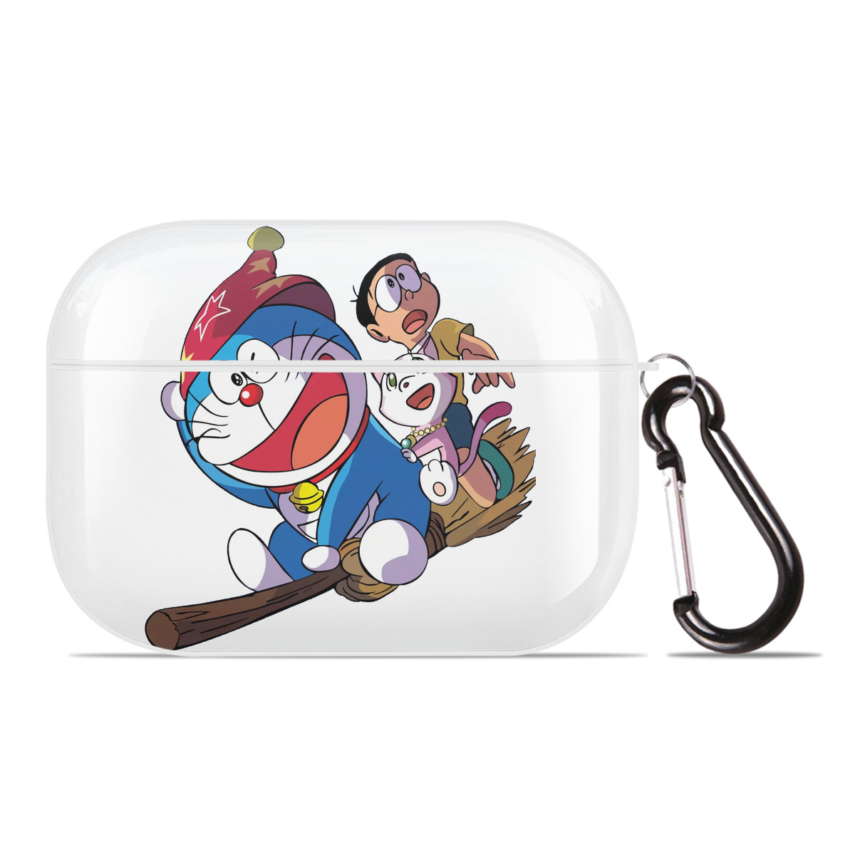（画像用） ドラえもん Doraemon 【AirPods Pro用】ハードシェル保護ケース 耐衝撃・防指紋・カラビナ付き商品仕様