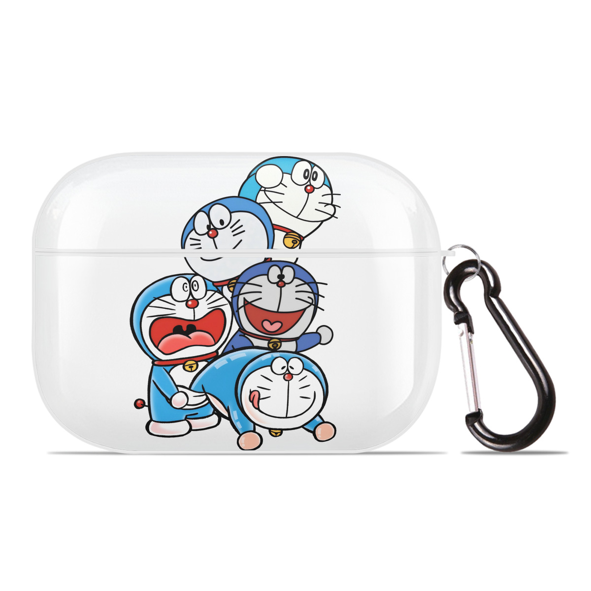 （画像用） ドラえもん Doraemon 【AirPods Pro用】ハードシェル保護ケース 耐衝撃・防指紋・カラビナ付き商品仕様