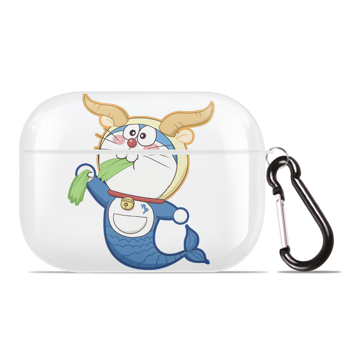 （画像用） ドラえもん Doraemon 【AirPods Pro用】ハードシェル保護ケース 耐衝撃・防指紋・カラビナ付き商品仕様