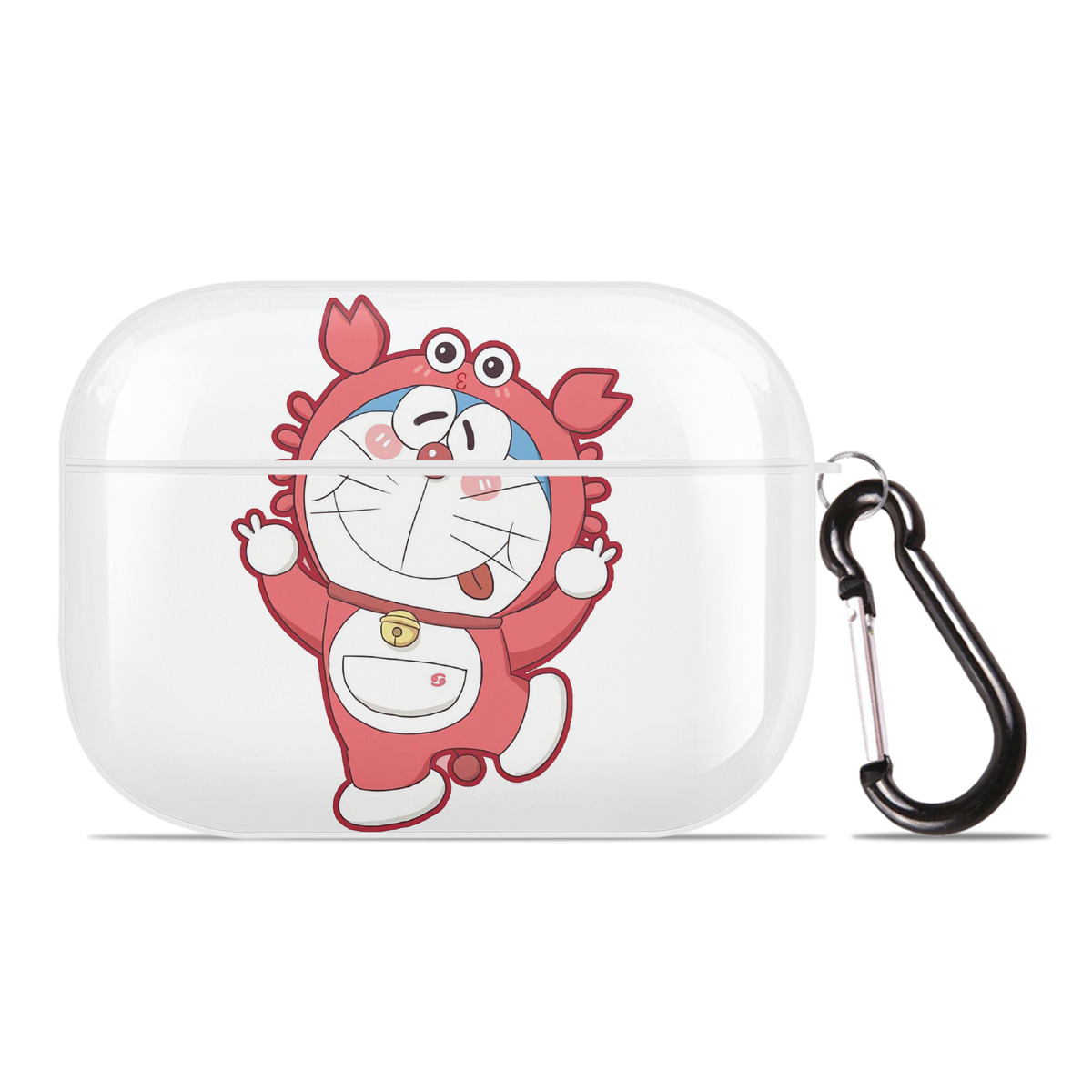 （画像用） ドラえもん Doraemon 【AirPods Pro用】ハードシェル保護ケース 耐衝撃・防指紋・カラビナ付き商品仕様
