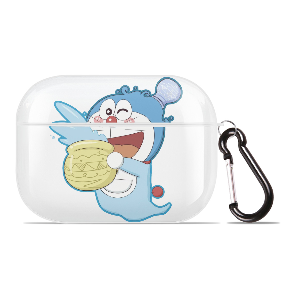 （画像用） ドラえもん Doraemon 【AirPods Pro用】ハードシェル保護ケース 耐衝撃・防指紋・カラビナ付き商品仕様