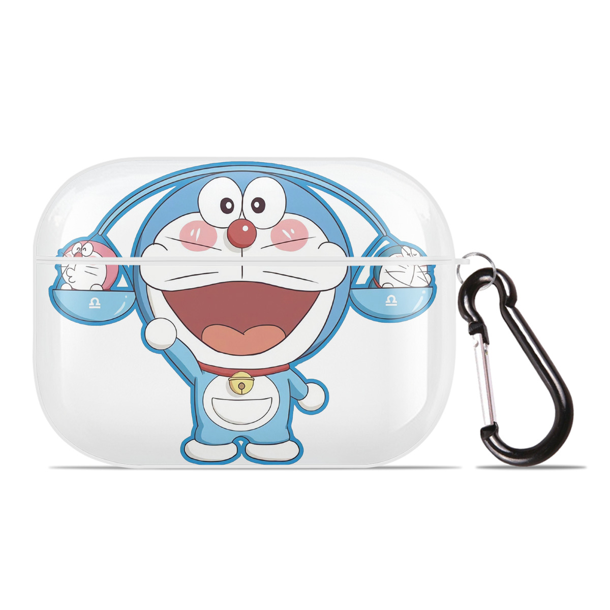 （画像用） ドラえもん Doraemon 【AirPods Pro用】ハードシェル保護ケース 耐衝撃・防指紋・カラビナ付き商品仕様