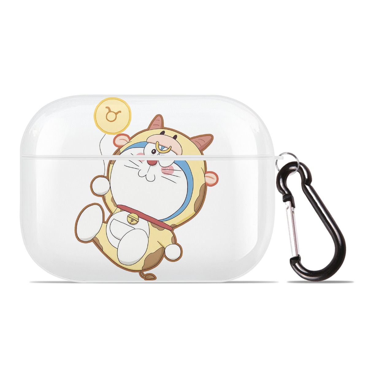 （画像用） ドラえもん Doraemon 【AirPods Pro用】ハードシェル保護ケース 耐衝撃・防指紋・カラビナ付き商品仕様