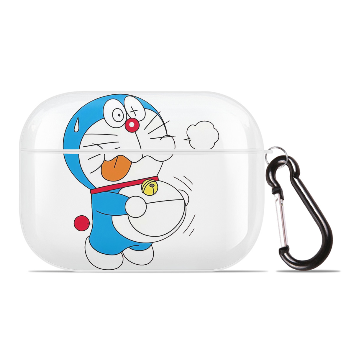 （画像用） ドラえもん Doraemon 【AirPods Pro用】ハードシェル保護ケース 耐衝撃・防指紋・カラビナ付き商品仕様