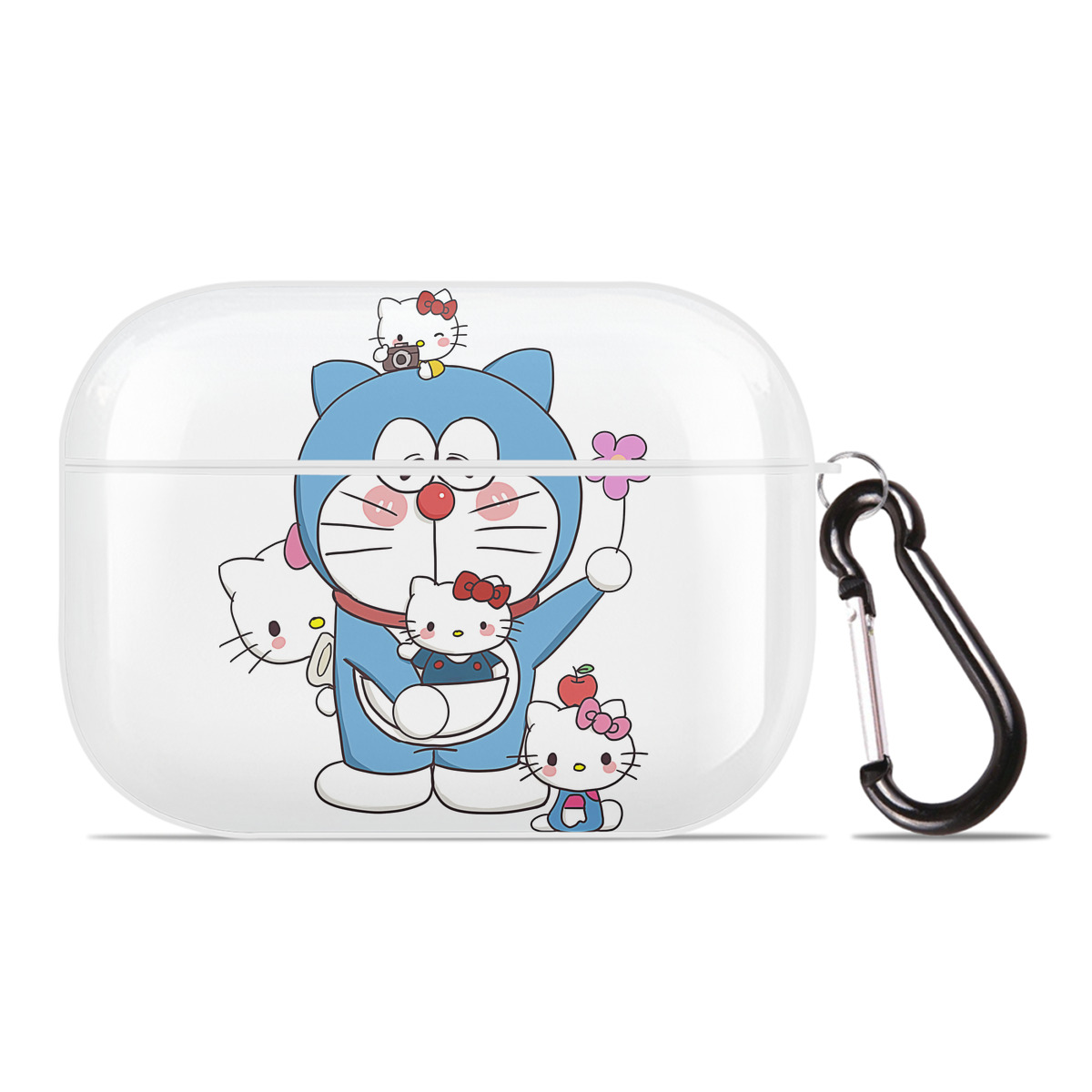（画像用） ドラえもん Doraemon 【AirPods Pro用】ハードシェル保護ケース 耐衝撃・防指紋・カラビナ付き商品仕様