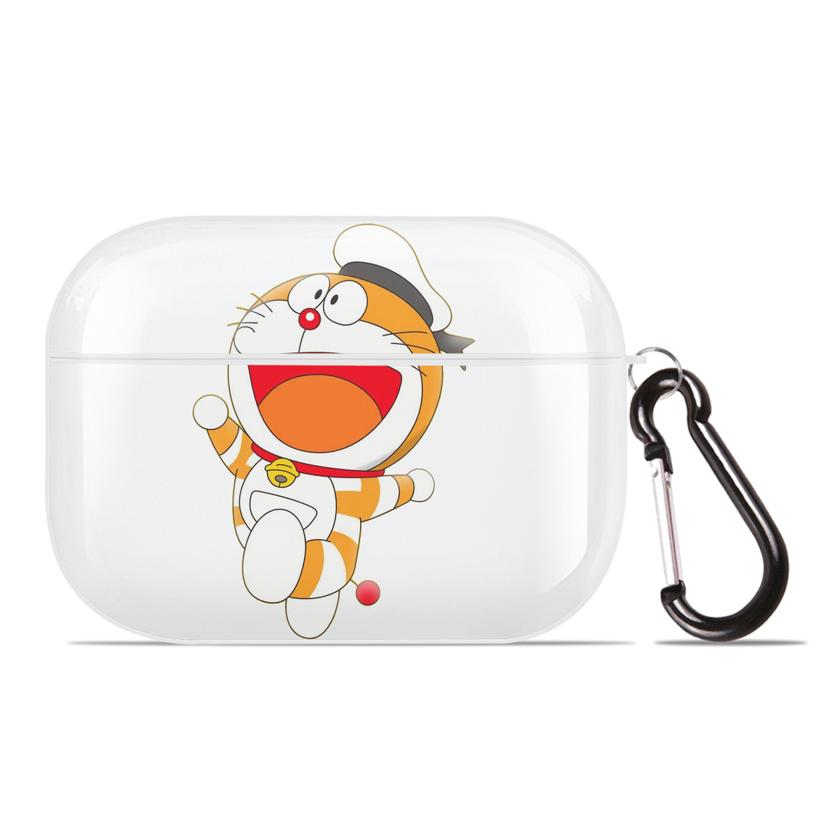 （画像用） ドラえもん Doraemon 【AirPods Pro用】ハードシェル保護ケース 耐衝撃・防指紋・カラビナ付き商品仕様