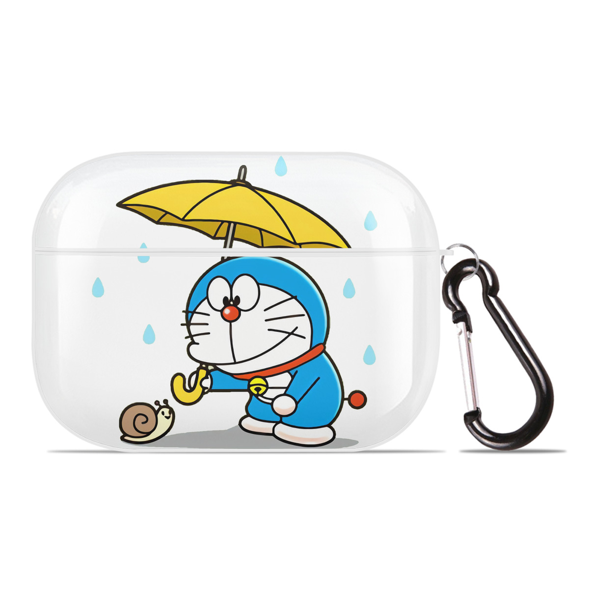 （画像用） ドラえもん Doraemon 【AirPods Pro用】ハードシェル保護ケース 耐衝撃・防指紋・カラビナ付き商品仕様