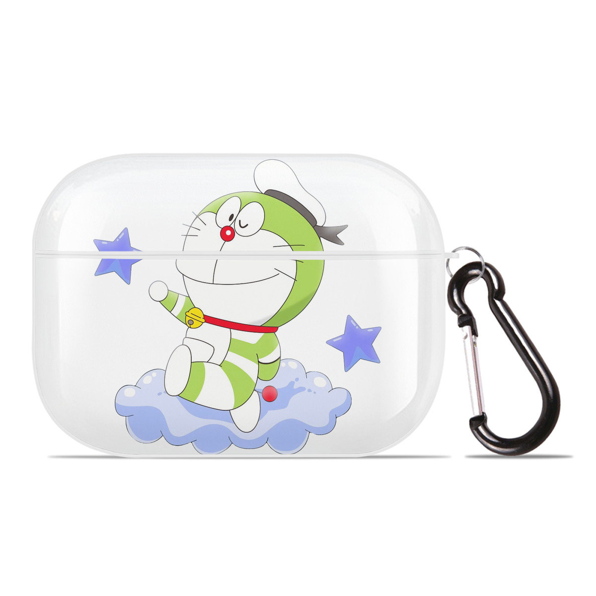 （画像用） ドラえもん Doraemon 【AirPods Pro用】ハードシェル保護ケース 耐衝撃・防指紋・カラビナ付き商品仕様