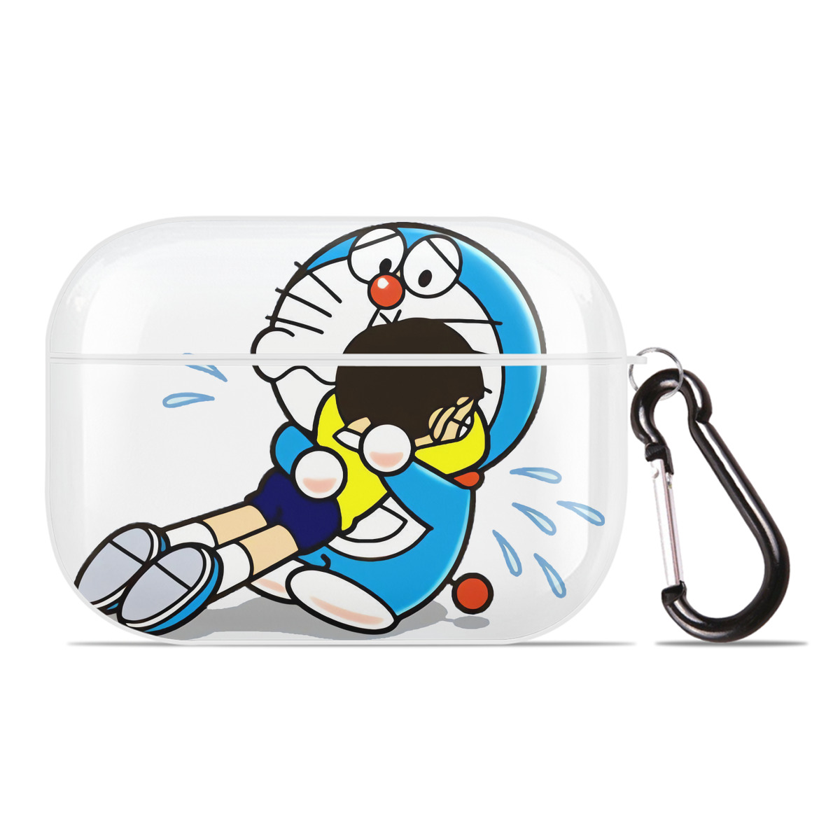 （画像用） ドラえもん Doraemon 【AirPods Pro用】ハードシェル保護ケース 耐衝撃・防指紋・カラビナ付き商品仕様