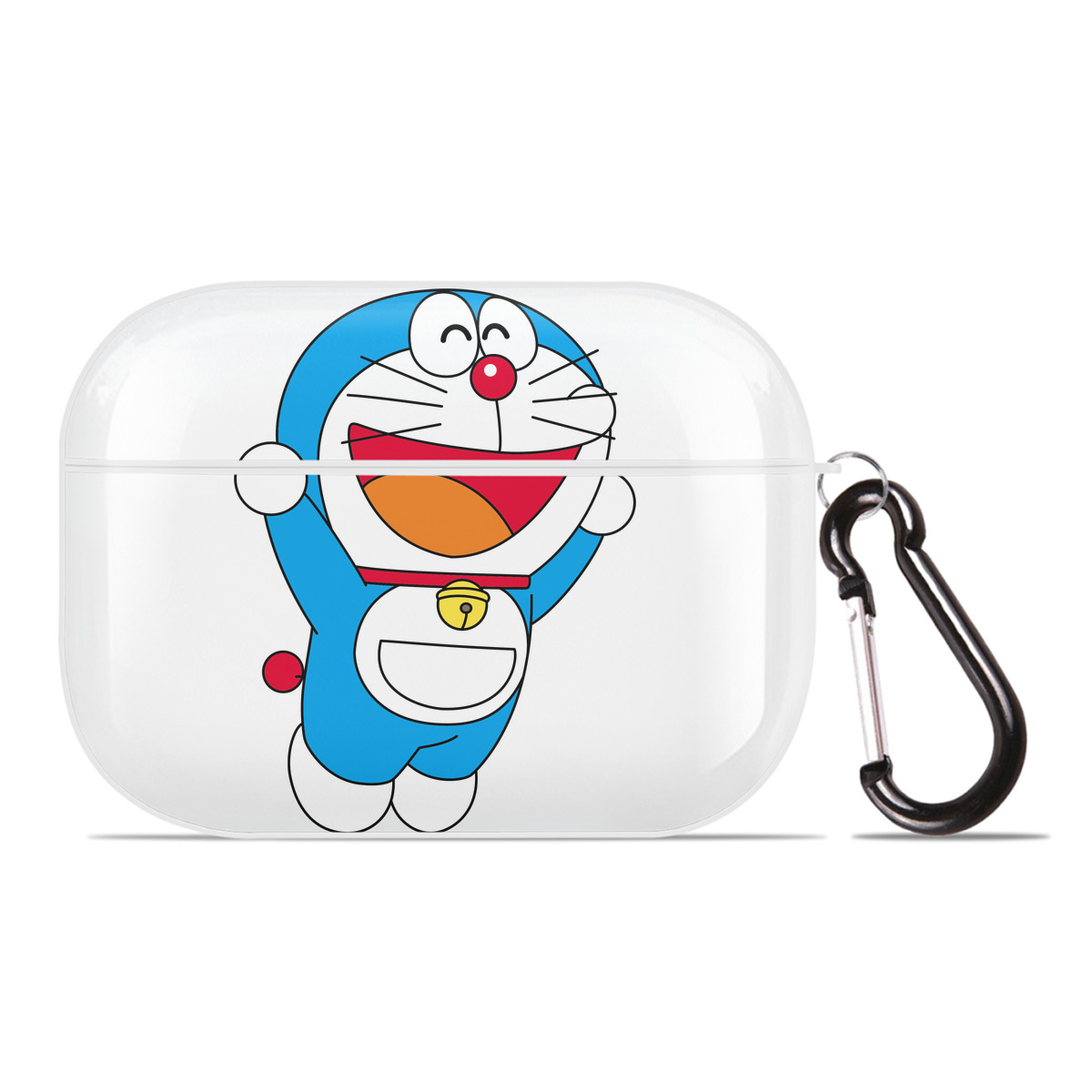 （画像用） ドラえもん Doraemon 【AirPods Pro用】ハードシェル保護ケース 耐衝撃・防指紋・カラビナ付き商品仕様