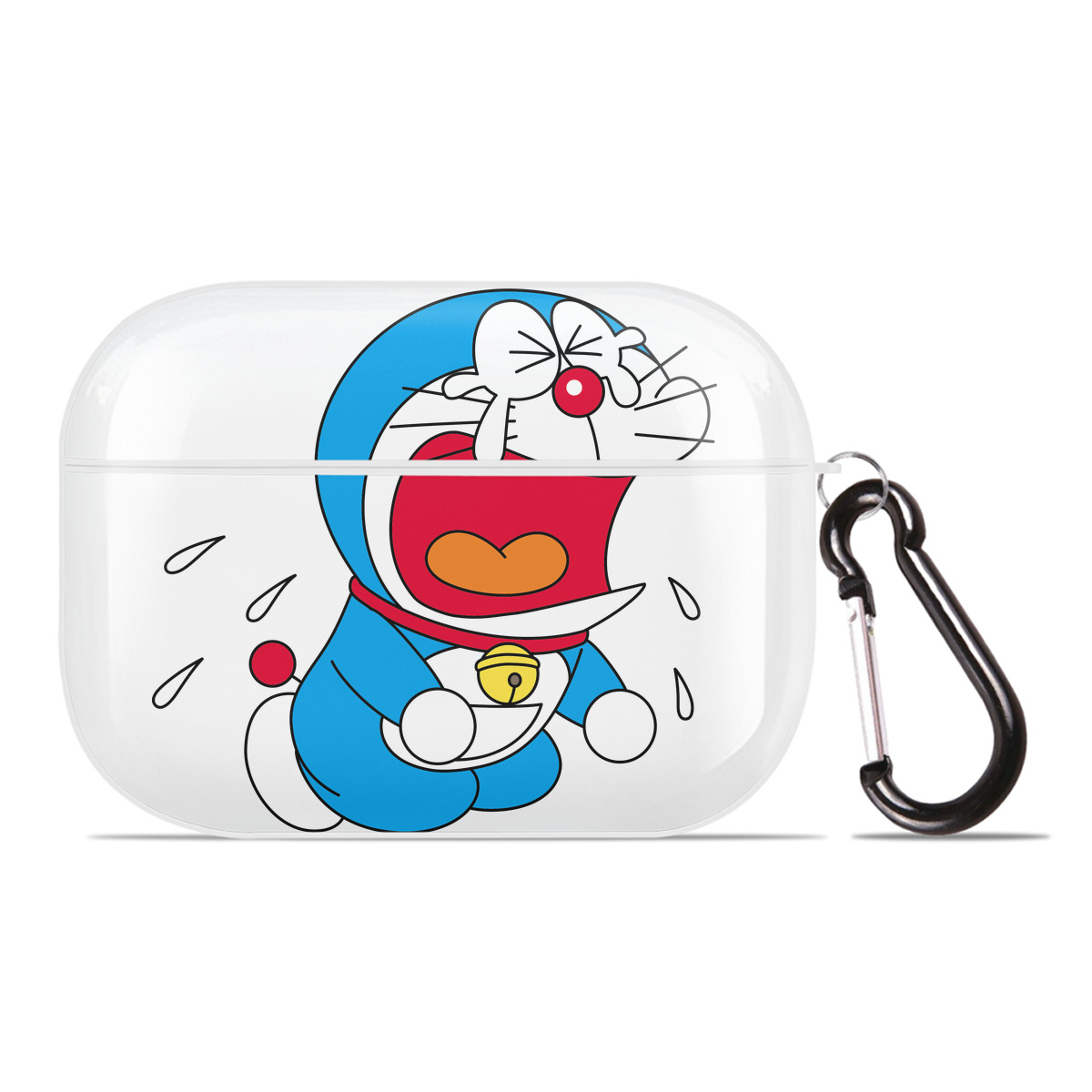 （画像用） ドラえもん Doraemon 【AirPods Pro用】ハードシェル保護ケース 耐衝撃・防指紋・カラビナ付き商品仕様