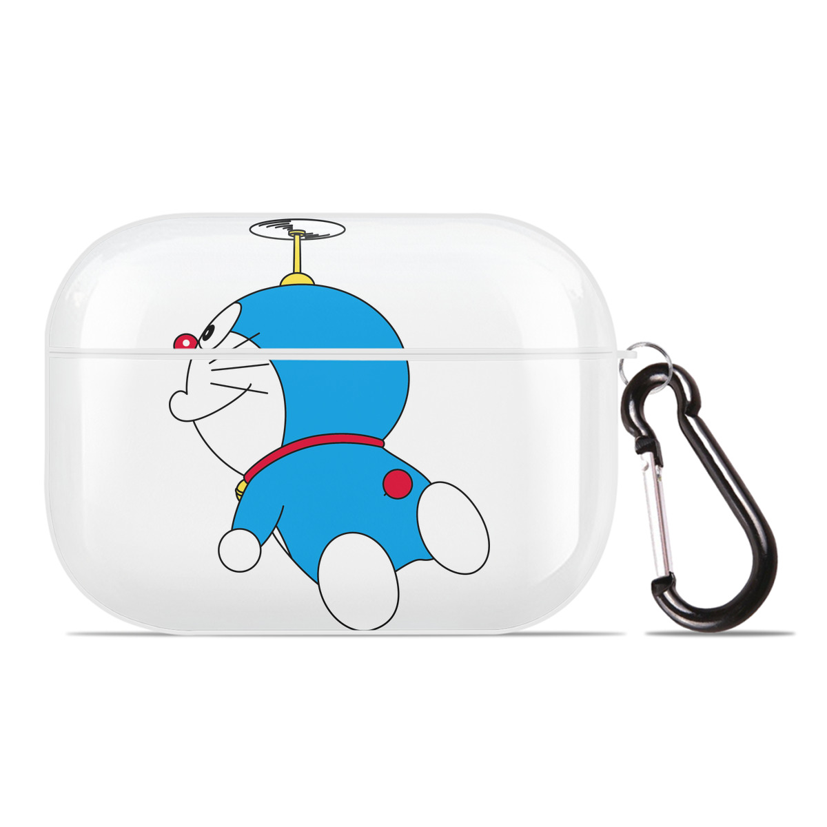 （画像用） ドラえもん Doraemon 【AirPods Pro用】ハードシェル保護ケース 耐衝撃・防指紋・カラビナ付き商品仕様