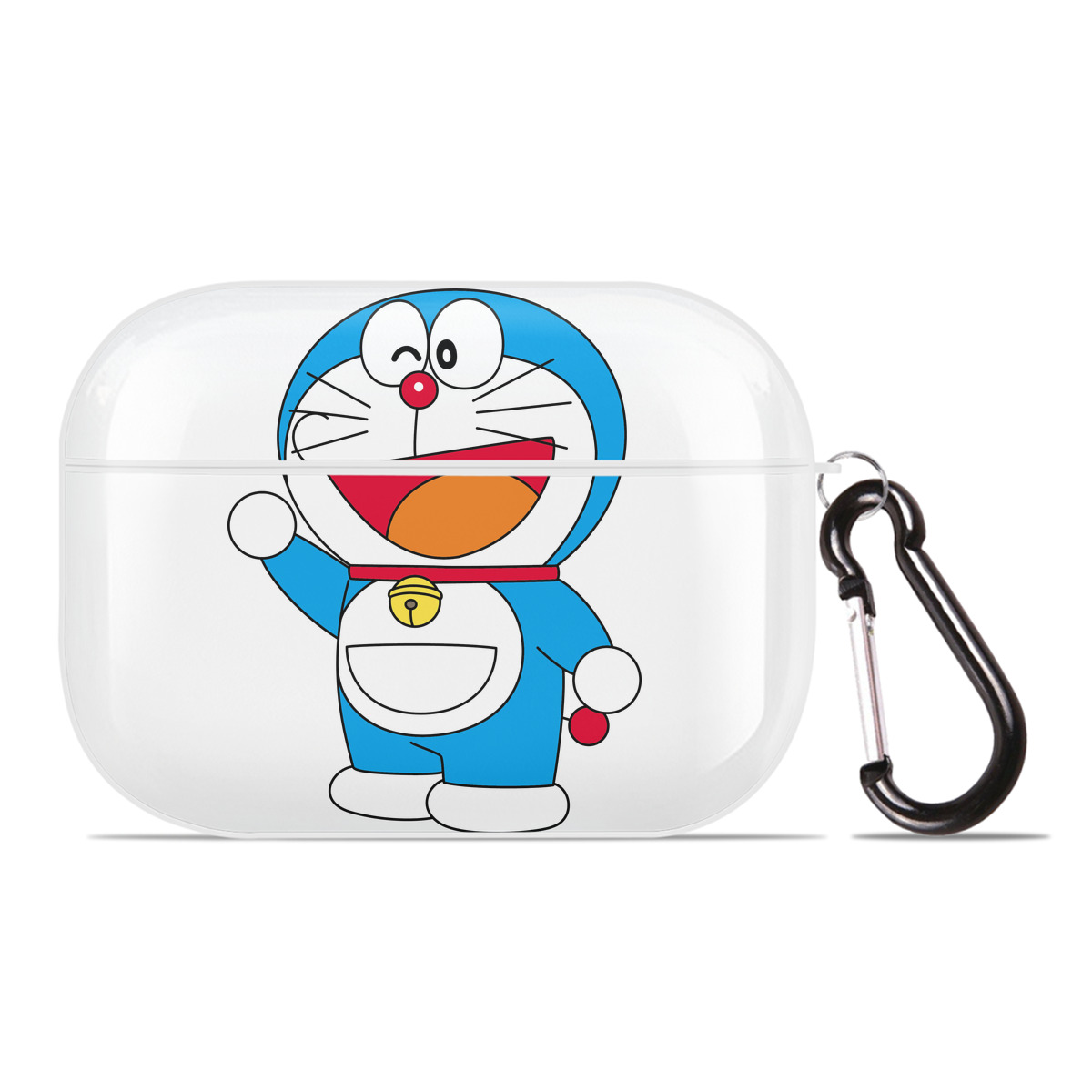 （画像用） ドラえもん Doraemon 【AirPods Pro用】ハードシェル保護ケース 耐衝撃・防指紋・カラビナ付き商品仕様
