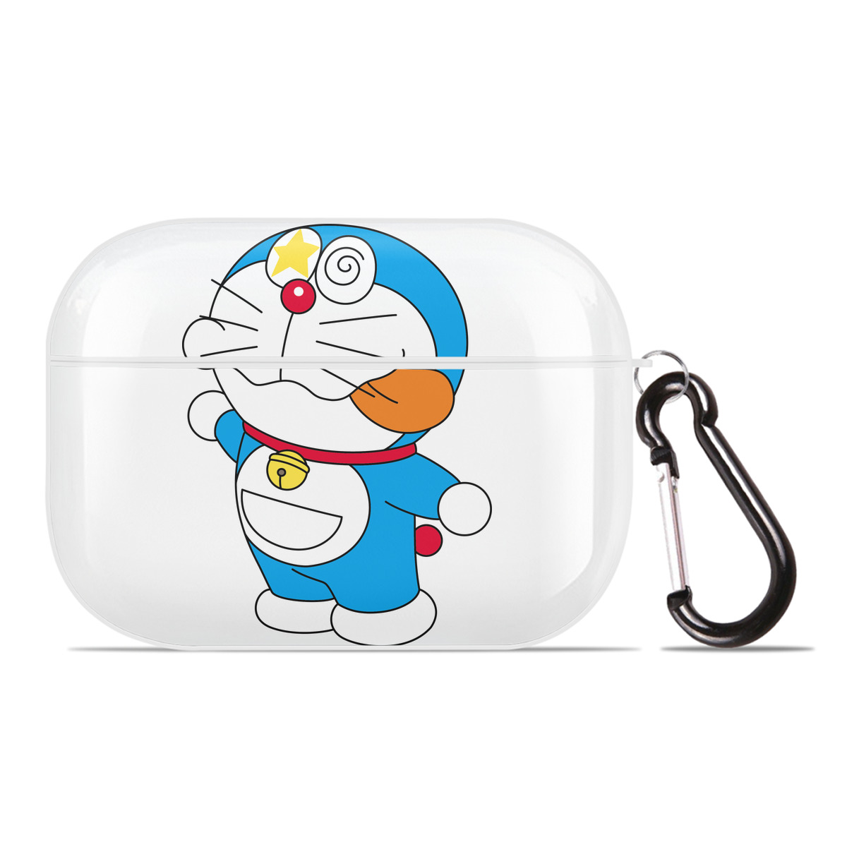 （画像用） ドラえもん Doraemon 【AirPods Pro用】ハードシェル保護ケース 耐衝撃・防指紋・カラビナ付き商品仕様
