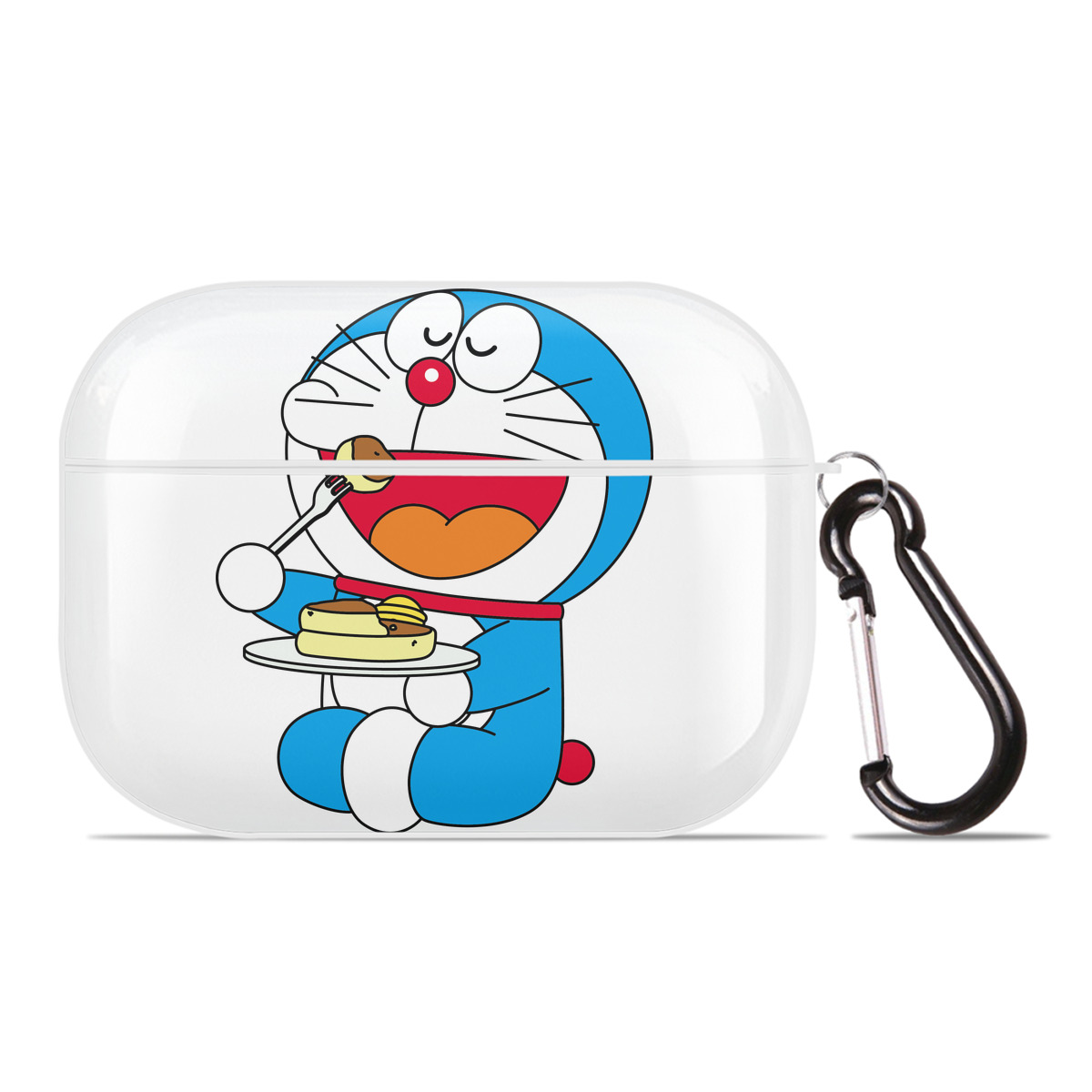 （画像用） ドラえもん Doraemon 【AirPods Pro用】ハードシェル保護ケース 耐衝撃・防指紋・カラビナ付き商品仕様