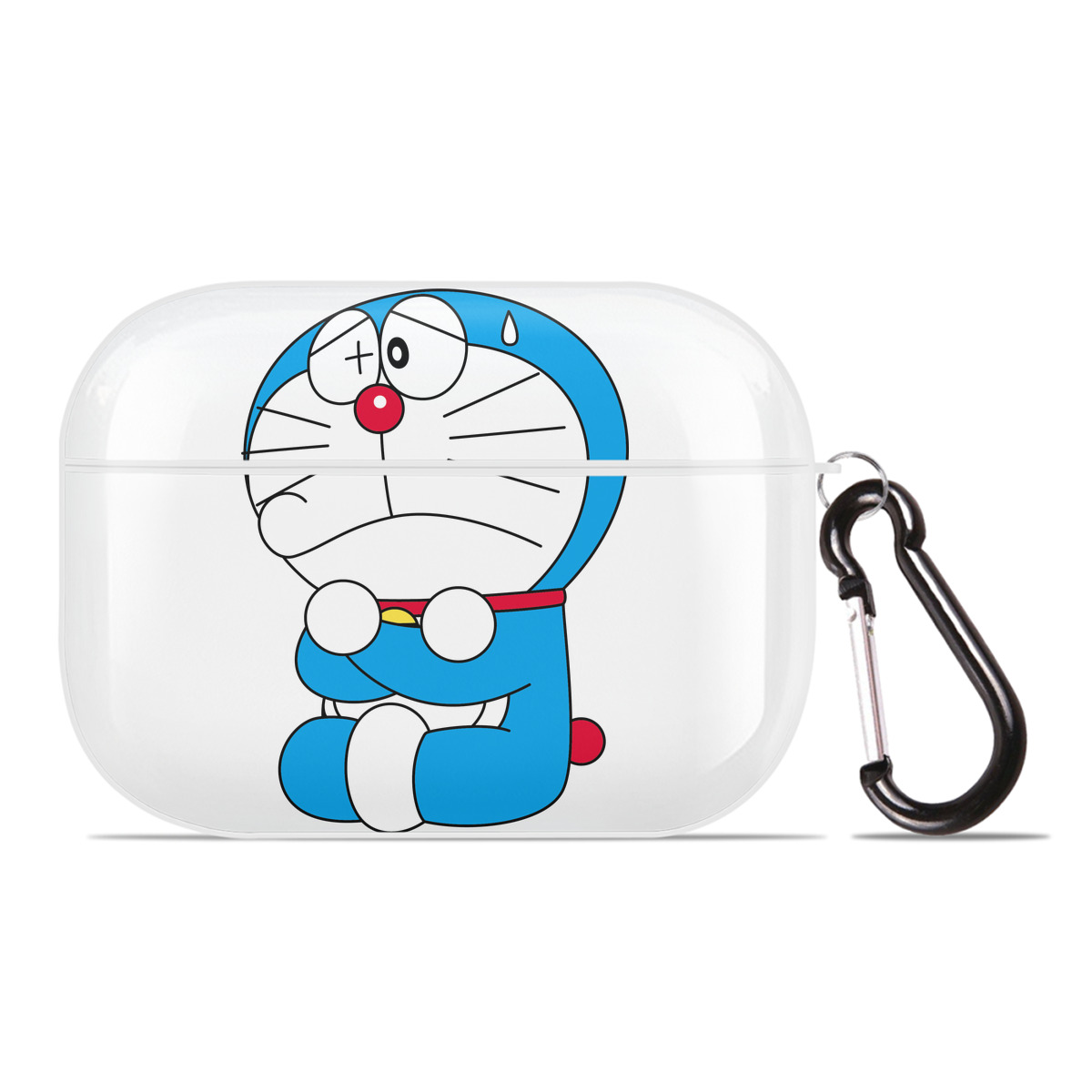 （画像用） ドラえもん Doraemon 【AirPods Pro用】ハードシェル保護ケース 耐衝撃・防指紋・カラビナ付き商品仕様