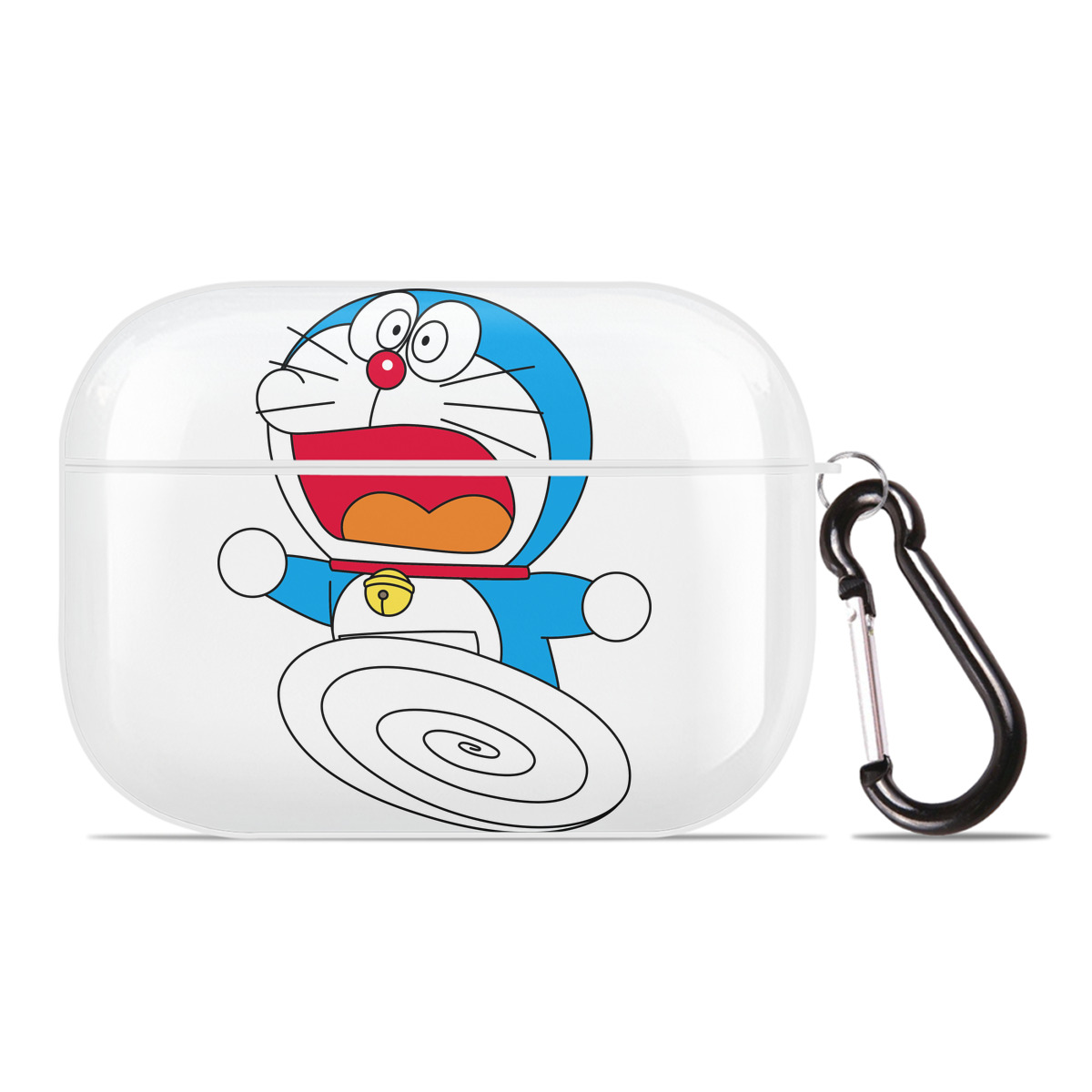 （画像用） ドラえもん Doraemon 【AirPods Pro用】ハードシェル保護ケース 耐衝撃・防指紋・カラビナ付き商品仕様