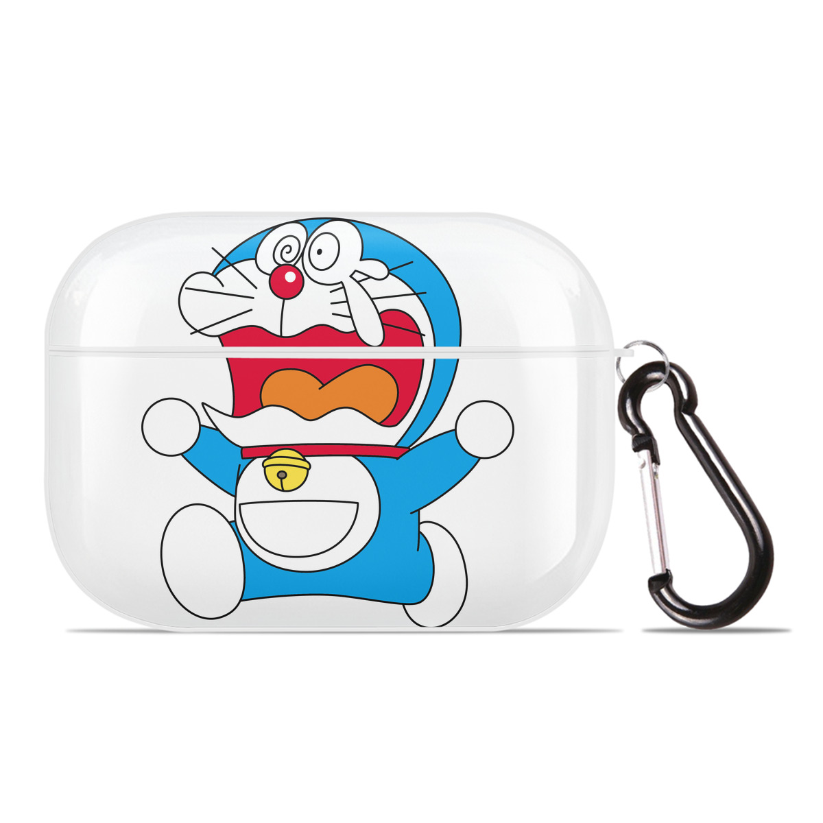 （画像用） ドラえもん Doraemon 【AirPods Pro用】ハードシェル保護ケース 耐衝撃・防指紋・カラビナ付き商品仕様