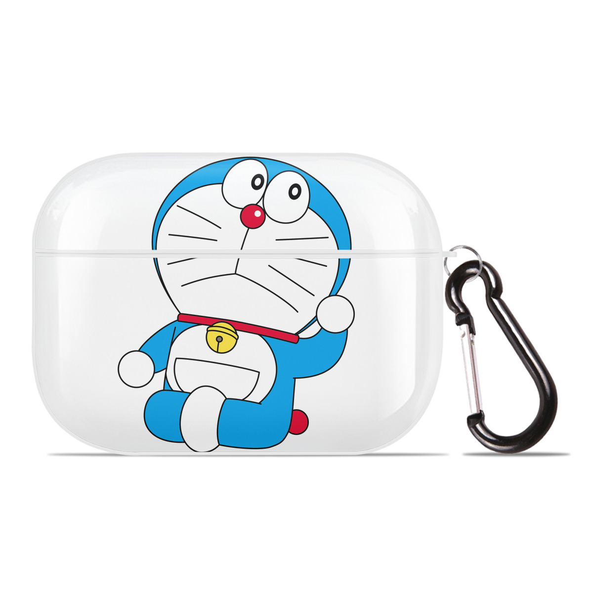 （画像用） ドラえもん Doraemon 【AirPods Pro用】ハードシェル保護ケース 耐衝撃・防指紋・カラビナ付き商品仕様