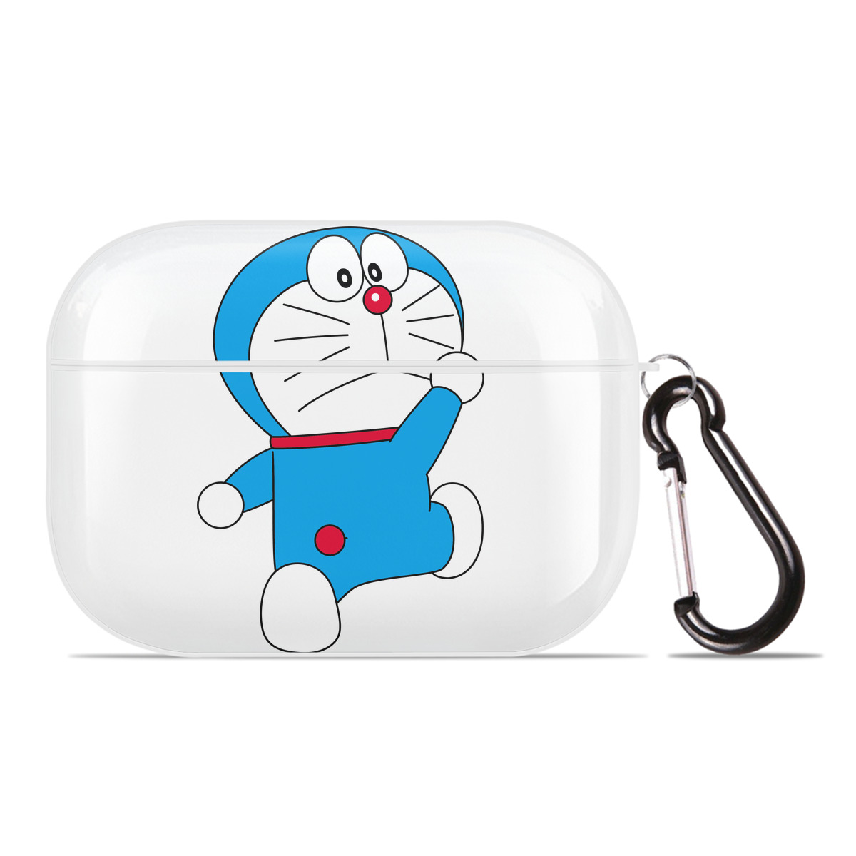 （画像用） ドラえもん Doraemon 【AirPods Pro用】ハードシェル保護ケース 耐衝撃・防指紋・カラビナ付き商品仕様