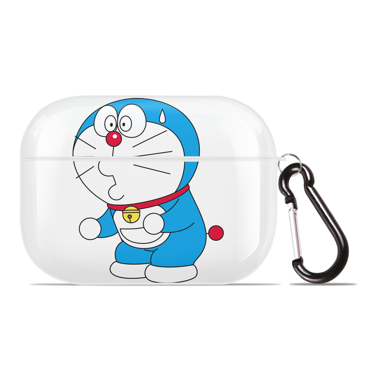（画像用） ドラえもん Doraemon 【AirPods Pro用】ハードシェル保護ケース 耐衝撃・防指紋・カラビナ付き商品仕様