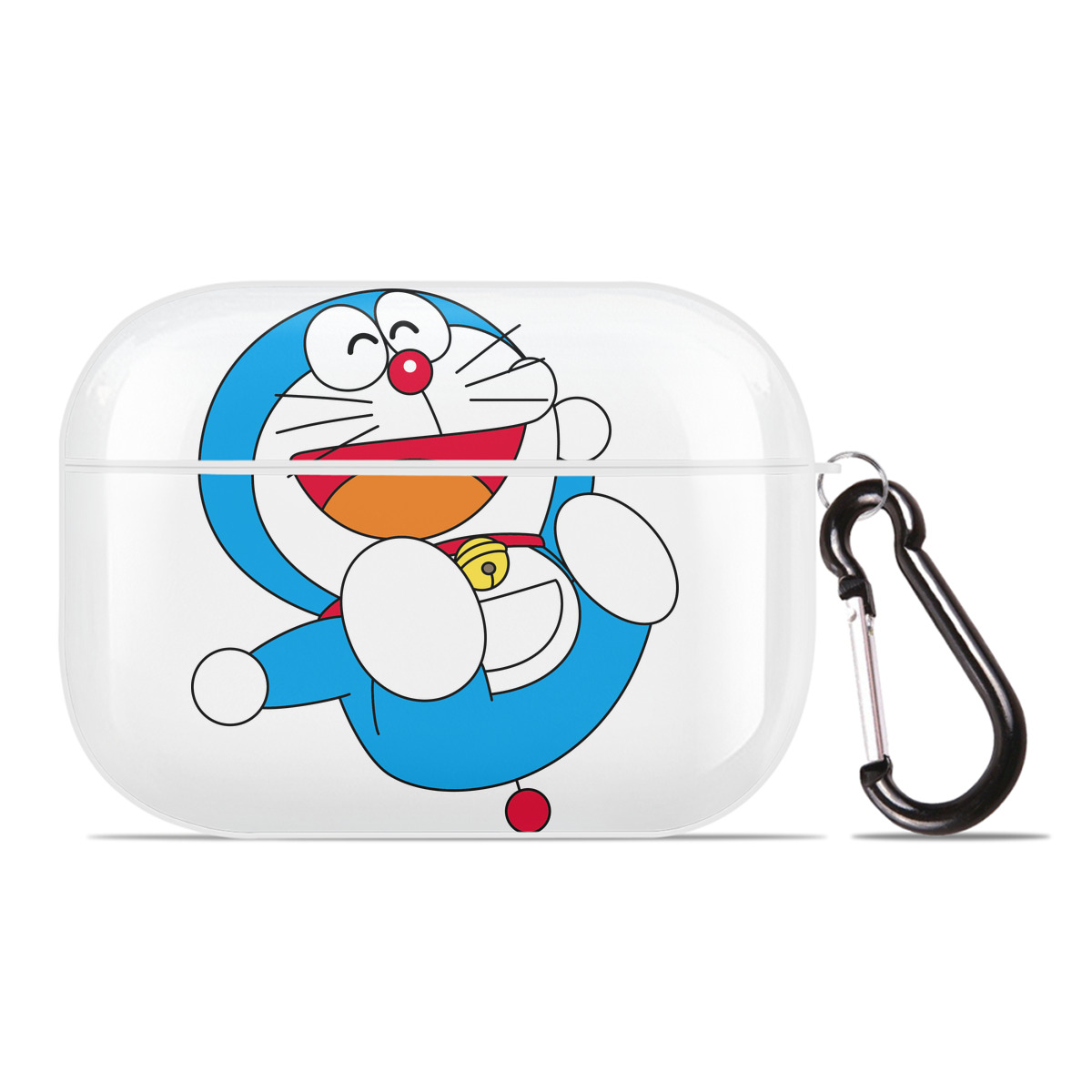 （画像用） ドラえもん Doraemon 【AirPods Pro用】ハードシェル保護ケース 耐衝撃・防指紋・カラビナ付き商品仕様