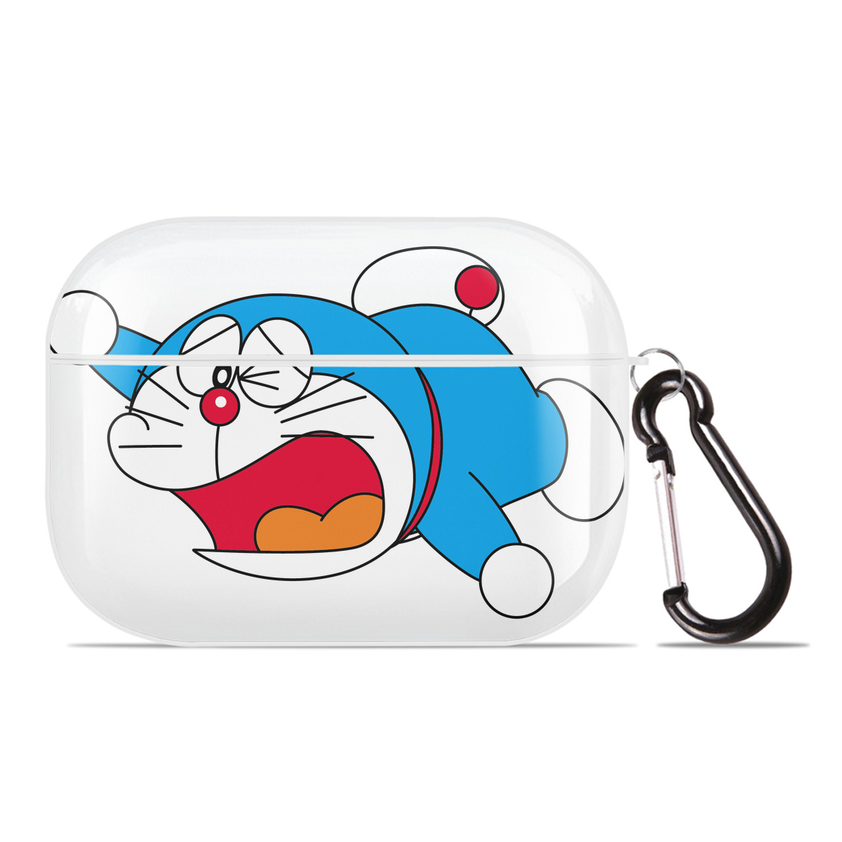 （画像用） ドラえもん Doraemon 【AirPods Pro用】ハードシェル保護ケース 耐衝撃・防指紋・カラビナ付き商品仕様
