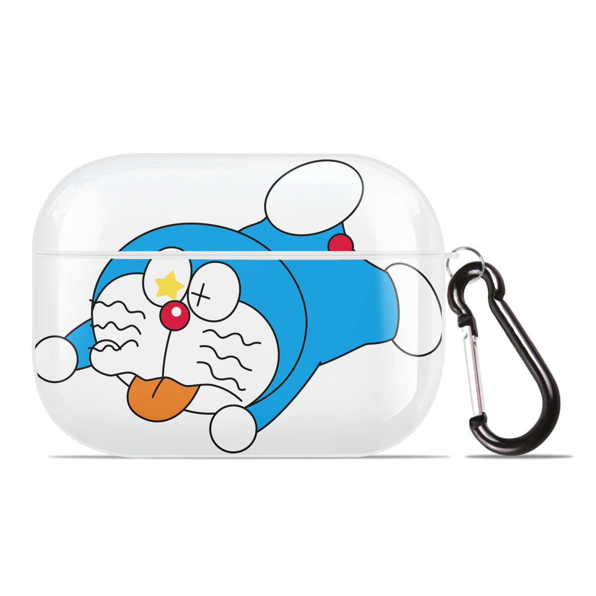 （画像用） ドラえもん Doraemon 【AirPods Pro用】ハードシェル保護ケース 耐衝撃・防指紋・カラビナ付き商品仕様