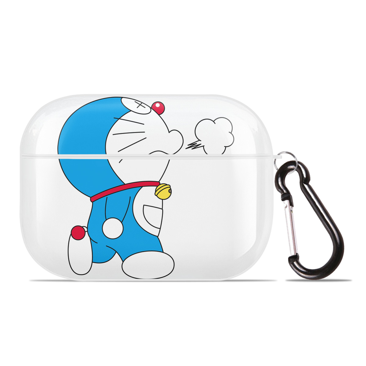 （画像用） ドラえもん Doraemon 【AirPods Pro用】ハードシェル保護ケース 耐衝撃・防指紋・カラビナ付き商品仕様