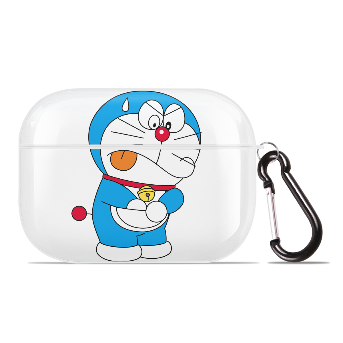 （画像用） ドラえもん Doraemon 【AirPods Pro用】ハードシェル保護ケース 耐衝撃・防指紋・カラビナ付き商品仕様
