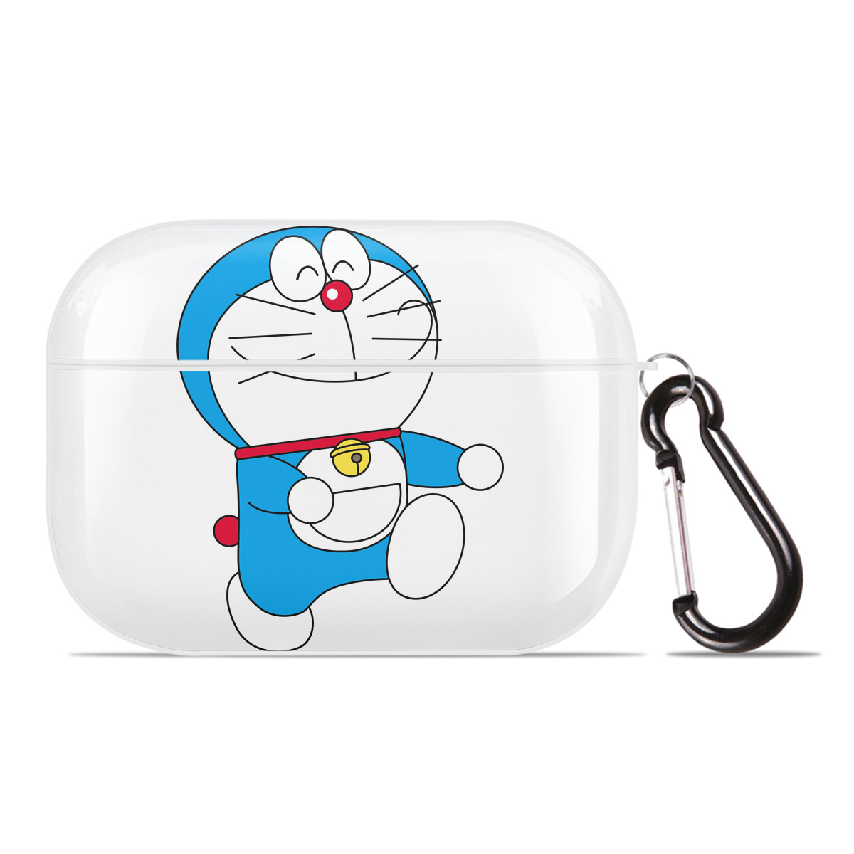（画像用） ドラえもん Doraemon 【AirPods Pro用】ハードシェル保護ケース 耐衝撃・防指紋・カラビナ付き商品仕様