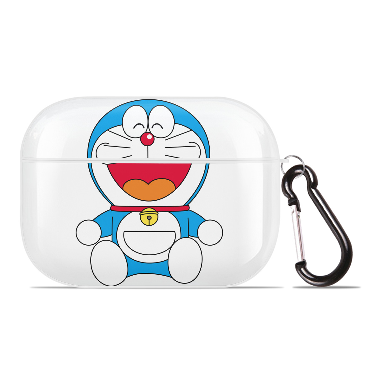 （画像用） ドラえもん Doraemon 【AirPods Pro用】ハードシェル保護ケース 耐衝撃・防指紋・カラビナ付き商品仕様